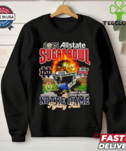 Sugar Bowl 2025 Notre Dame Fighting Irish Helmet Shirt – Limited Edition Commemorative Apparel