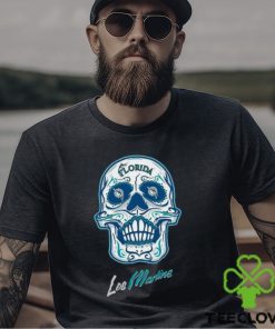 Sugar Skull Tee Florida Marlins Shirt