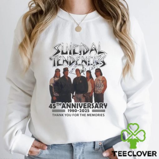Suicidal Tendencies 45th Anniversary 1980 2025 Thank You For The Memories Signatures Shirt