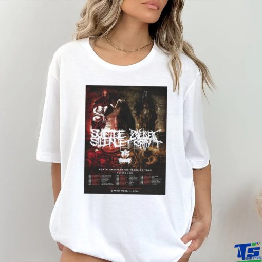 Suicide Silence Chelsea Grin Tour 2023 T Shirt