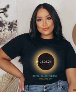 Sullivan OH Total Solar Eclipse 04_08_24 Ohio Souvenir V Neck T Shirt