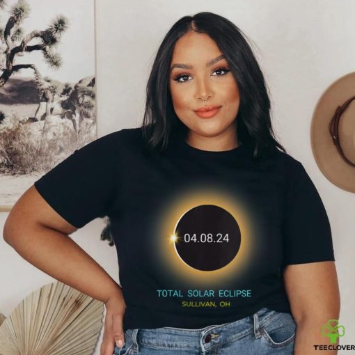 Sullivan OH Total Solar Eclipse 04_08_24 Ohio Souvenir V Neck T Shirt