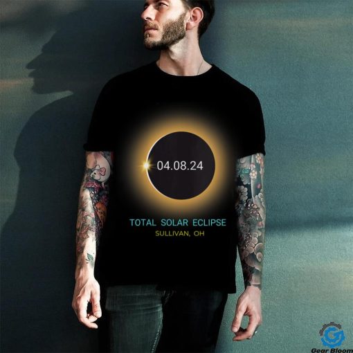 Sullivan OH Total Solar Eclipse 04_08_24 Ohio Souvenir V Neck T Shirt