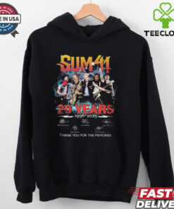 Sum 41 29 Years 1996 2025 Signature Thank You For The Memories Unisex T Shirt