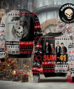 Sum 41 Heaven Hell Christmas Sweater Chirstmas Gifts 2024 Xmas For Family And Friends Ugly Sweater