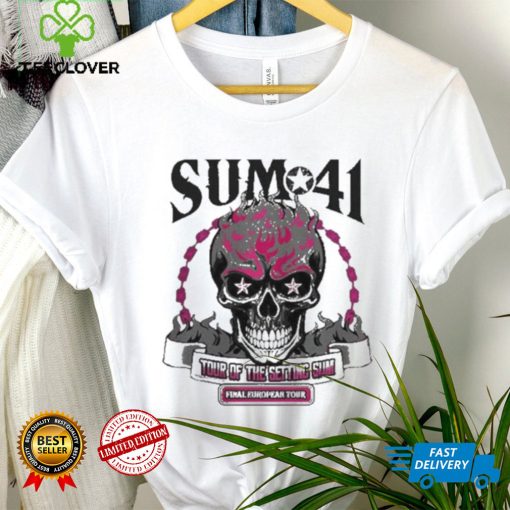 Sum 41 Tour Of The Setting Sum Final European Tour 2024 Tour Dates Shirt