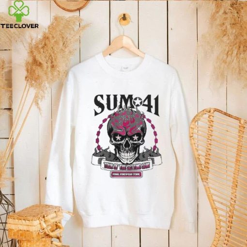 Sum 41 Tour Of The Setting Sum Final European Tour 2024 Tour Dates Shirt