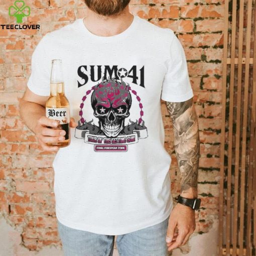 Sum 41 Tour Of The Setting Sum Final European Tour 2024 Tour Dates Shirt