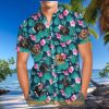 St  Louis Cardinals Funny Hawaiian Shirt Hibiscus Flower Pattern On White Theme