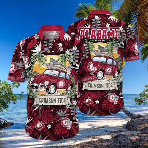 Summer Aloha NCAA Alabama Crimson Tide Hawaiian Shirt Gift For Football Fans
