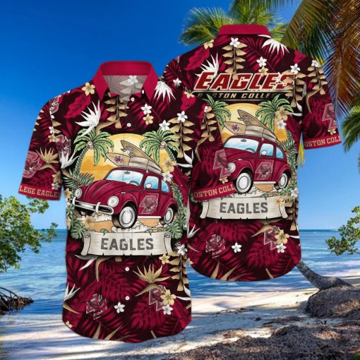 Summer Aloha NCAA Boston College Eagles Hawaiian Shirt Gift For Summer Holiday