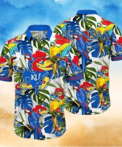 Summer Aloha NCAA Kansas Jayhawks Hawaiian Shirt Practical Beach Gift