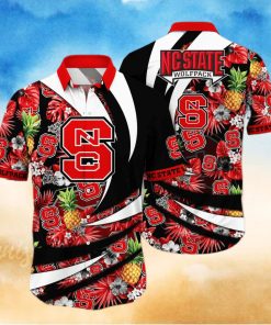 Summer Aloha NCAA NC State Wolfpack Hawaiian Shirt Pineapple Pattern Summer Gift For Friends