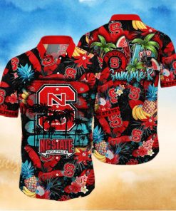 Summer Aloha NCAA NC State Wolfpack Hawaiian Shirt Tropical Fruit Pattern 1 Summer Aloha NCAA NC State Wolfpack Hawaiian Shirt Tropical Fruit Pattern