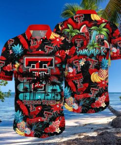 Summer Aloha NCAA Texas Tech Red Raiders Hawaiian Shirt Practical Beach Gift