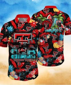 Summer Aloha NCAA Texas Tech Red Raiders Hawaiian Shirt Practical Beach Gift