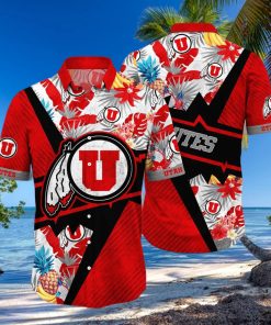 Summer Aloha NCAA Utah Utes Hawaiian Shirt Gift For Beach Trip