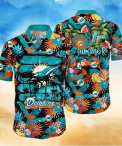 Summer Aloha NFL Miami Dolphins Hawaiian Shirt