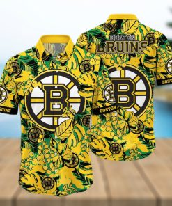 Summer Aloha NHL Boston Bruins Hawaiian Shirt Gift For Beach Vacation