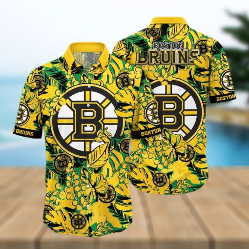 Summer Aloha NHL Boston Bruins Hawaiian Shirt Gift For Beach Vacation