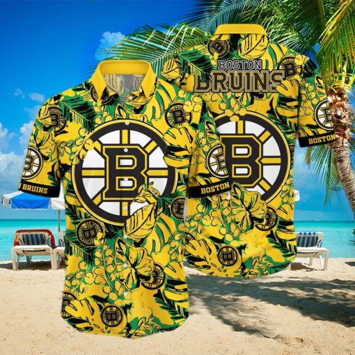 Summer Aloha NHL Boston Bruins Hawaiian Shirt Gift For Beach Vacation