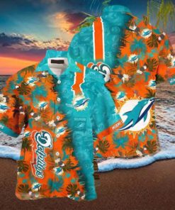 Summer Beach NFL Miami Dolphins Hawaiian Shirt