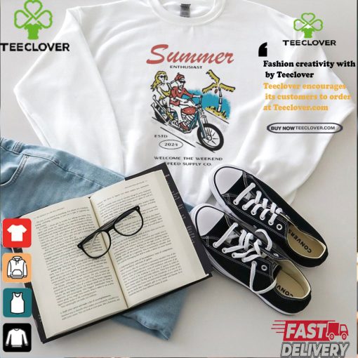 Summer Enthusiast Welcome The Weekend Speed Supply CO Shirt