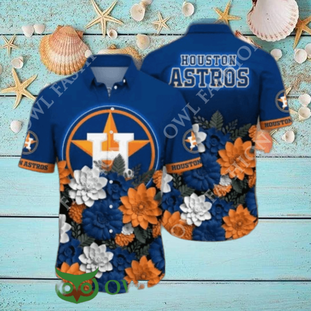 Summer Houston Astros MLB Flower Trending Hawaiian Shirt Summer Houston Astros MLB Flower Trending Hawaiian Shirt