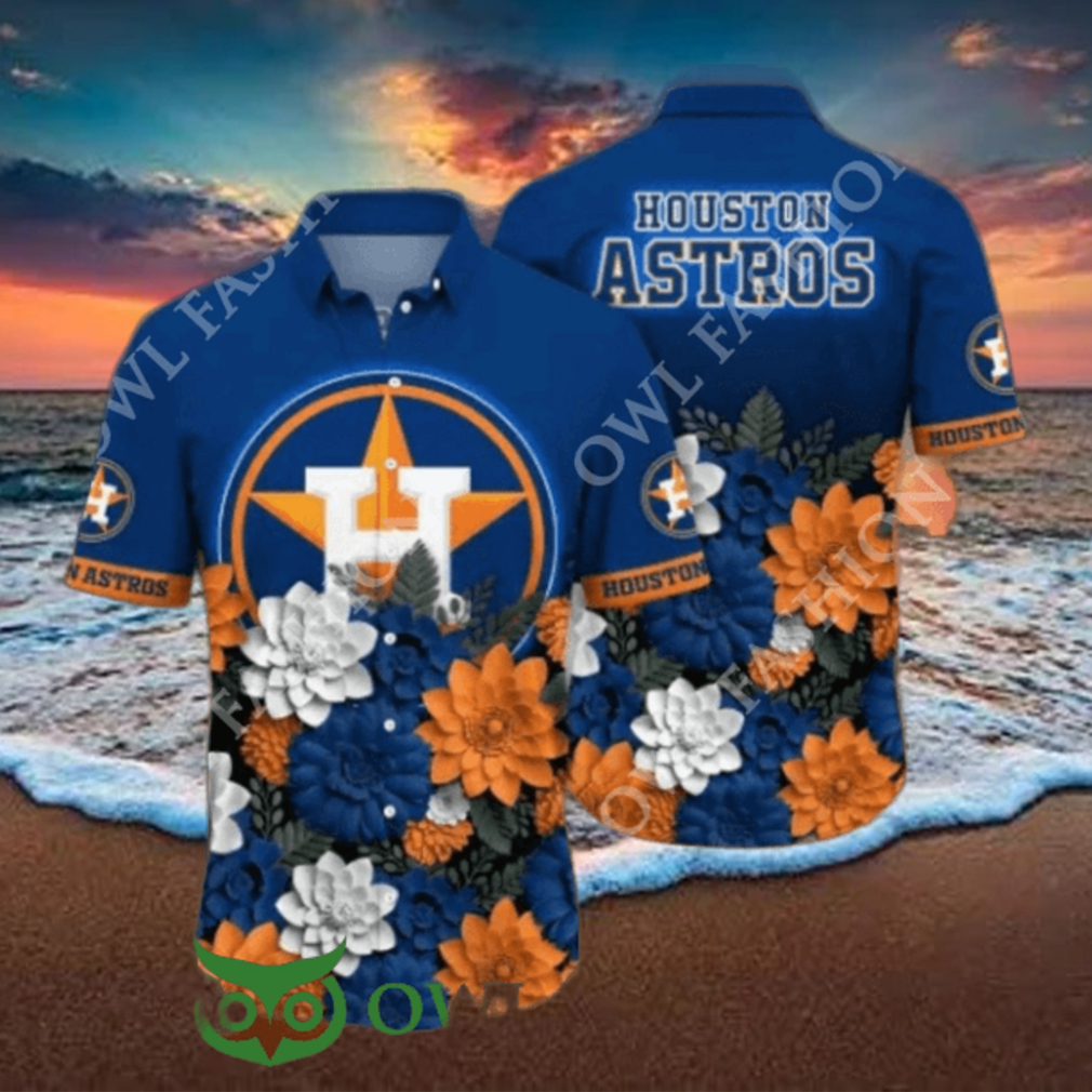 Summer Houston Astros MLB Flower Trending Hawaiian Shirt Summer Houston Astros MLB Flower Trending Hawaiian Shirt
