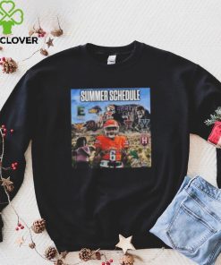 Summer Schedule Football Logo Shirt