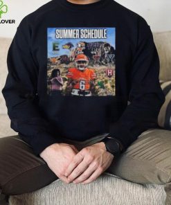 Summer Schedule Football Logo Shirt