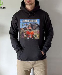 Summer Schedule Football Logo Shirt