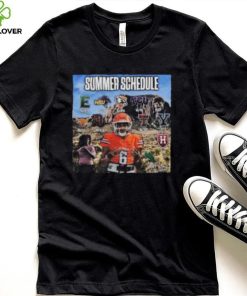 Summer Schedule Football Logo Shirt