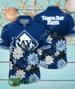 Summer Tampa Bay Rays MLB Flower Trending Hawaiian Shirt