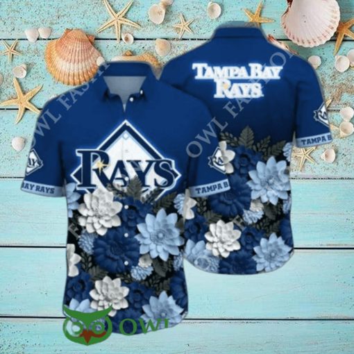Summer Tampa Bay Rays MLB Flower Trending Hawaiian Shirt
