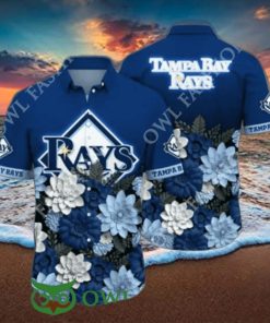 Summer Tampa Bay Rays MLB Flower Trending Hawaiian Shirt