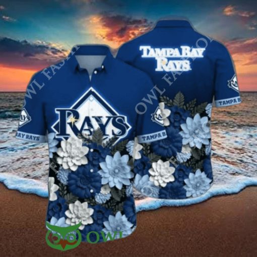 Summer Tampa Bay Rays MLB Flower Trending Hawaiian Shirt