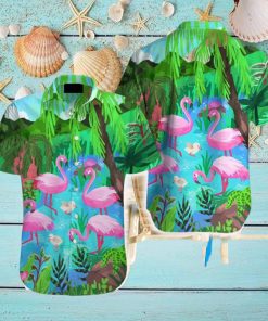 Summer Tropical Flaming Hawaiian Shirt Aloha Casual Shirt For Men And Women