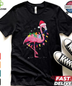 Summer Tropical Flamingo Christmas Shirt