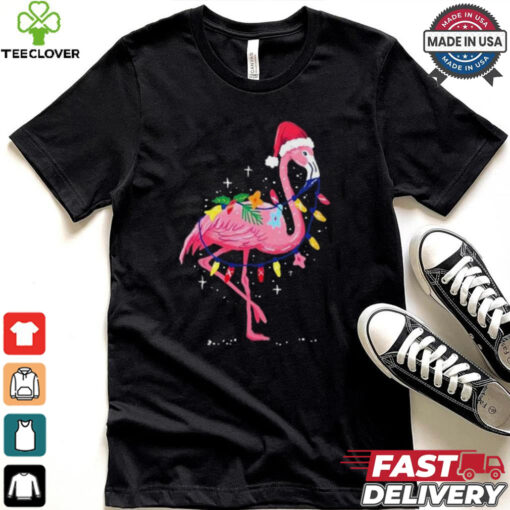 Summer Tropical Flamingo Christmas Shirt