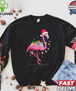 Summer Tropical Flamingo Christmas Shirt