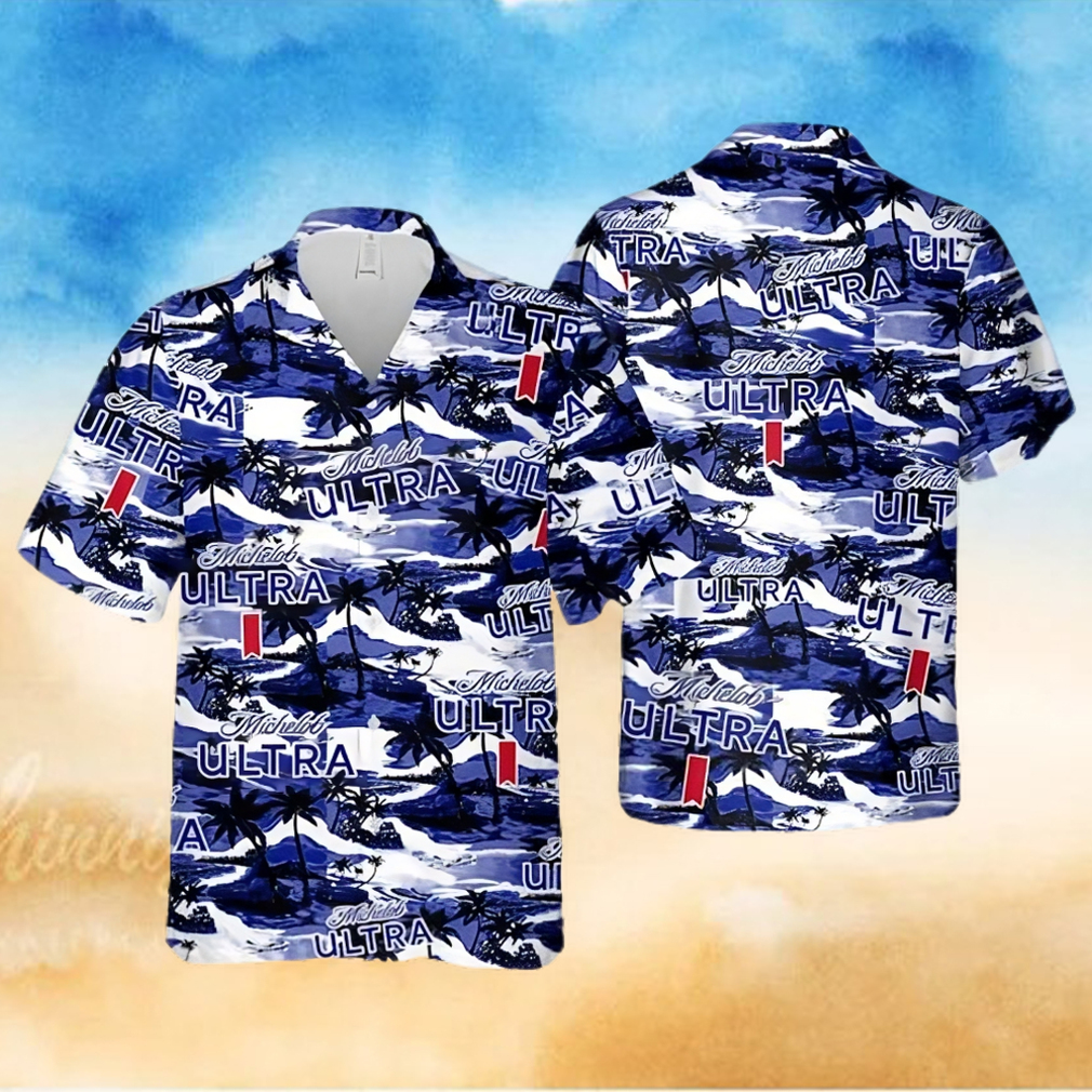 Summer Vibes Michelob Ultra Beer Hawaiian Shirt Island Pattern