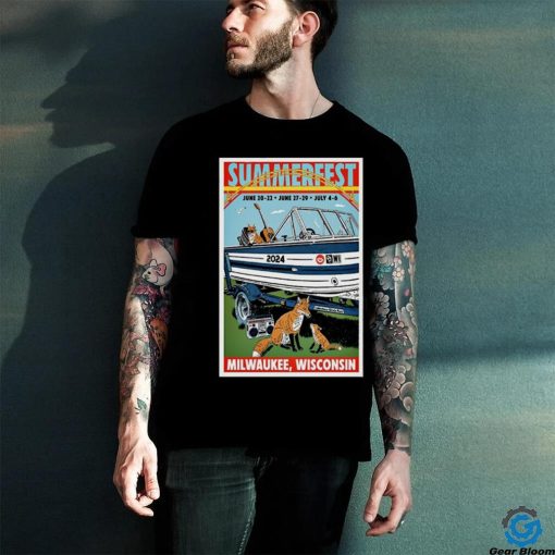 SummerFest June 20 22 2024 Milwaukee WI Poster Shirt