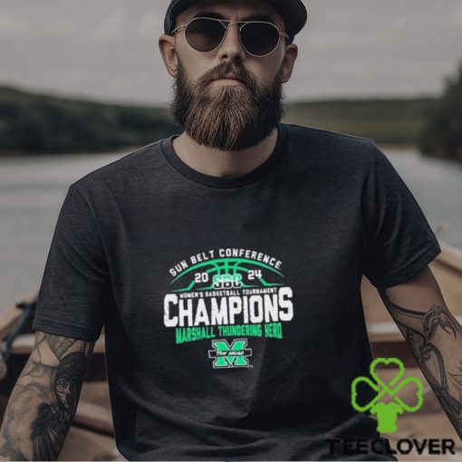 Sun Belt Conference 2024 Women’s Basketball Tournament Champions Marshall Thundering Herd Shirt
