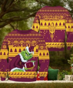 Sun Devils Grinch Christmas Ugly Sweater