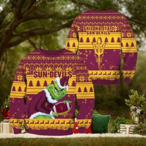 Sun Devils Grinch Christmas Ugly Sweater
