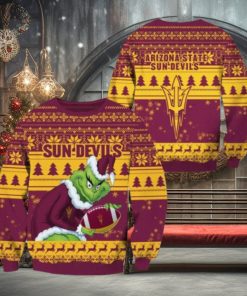 Sun Devils Grinch Christmas Ugly Sweater