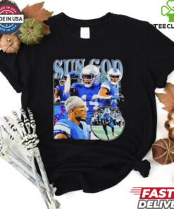 Sun God Detroit Lions Amon Ra St. Brown shirt