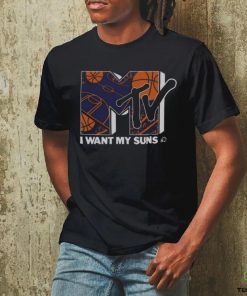 Sun X MTV I Want My Suns Phoenix Basketball T shirt