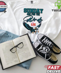 Sunday Are For The Birds Lix Super Bowl Trophy Eagles Fans shirt